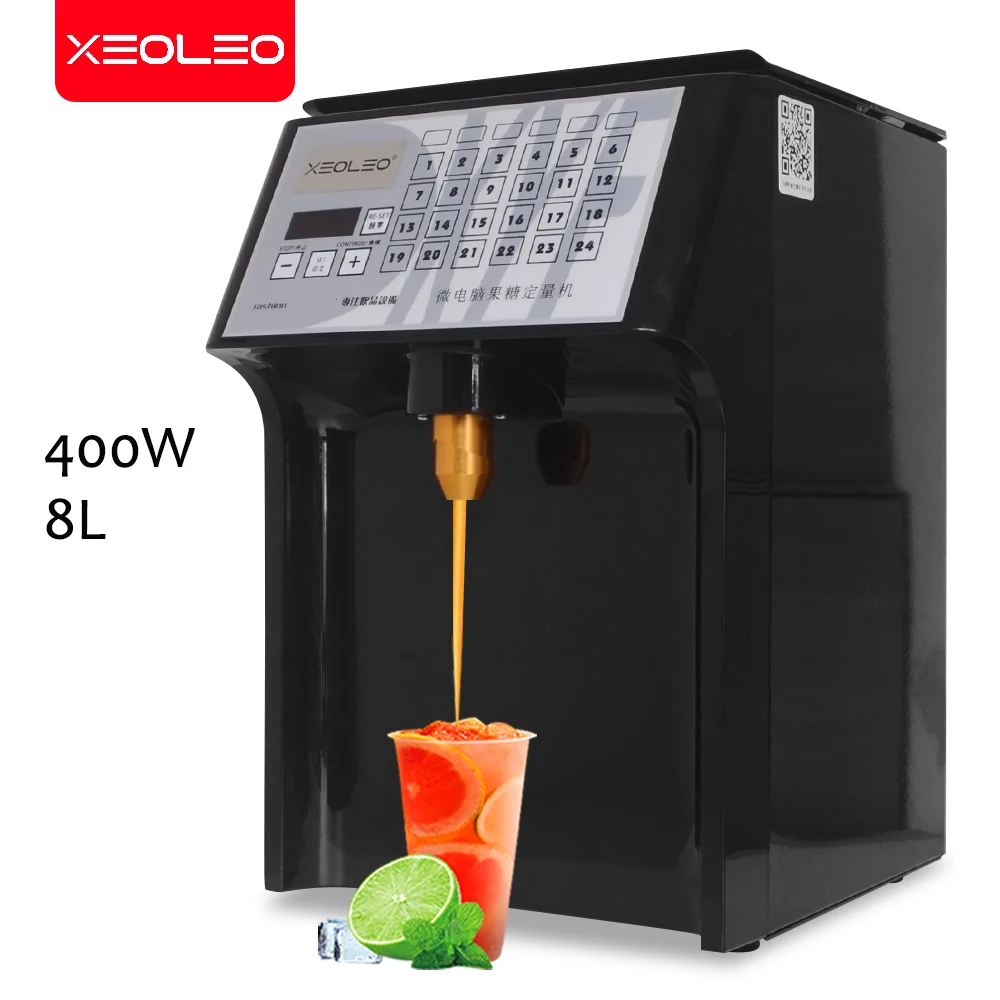 Xeoleo Automatic Fructose filling machine 24 button Fructose machine Syrup Dispenser Sugar filling machine 8L Fructose dispenser