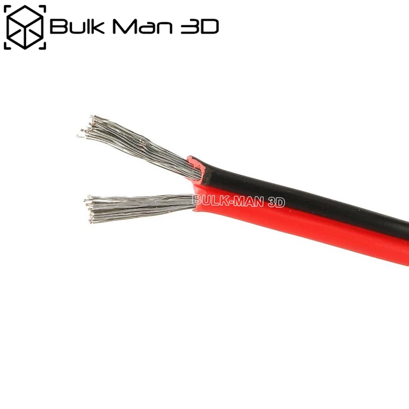 

1000mm Length 2 Core DC Power Cable 16AWG