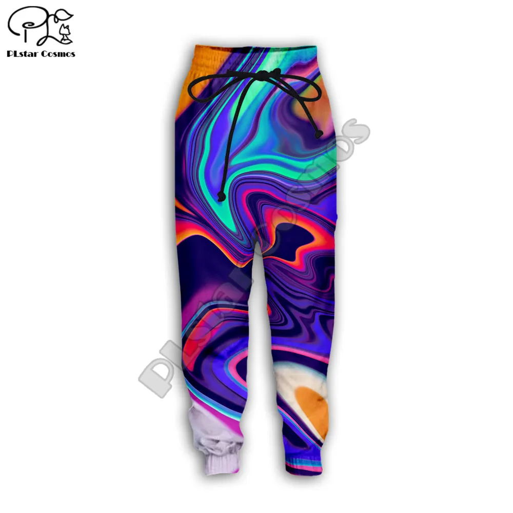 PLstar Cosmos Psychedel Colorful Art 3D Printed Casual Men Trousers 2021 New Fashion Streetwear Autumn Loose Sports Pants A35