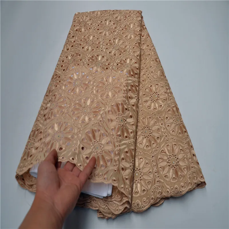 African Lace Fabric 2020 High Quality Lace Original Design Nigerian Swiss Voile Lace In Switzerland For African Dresses  CLP-622