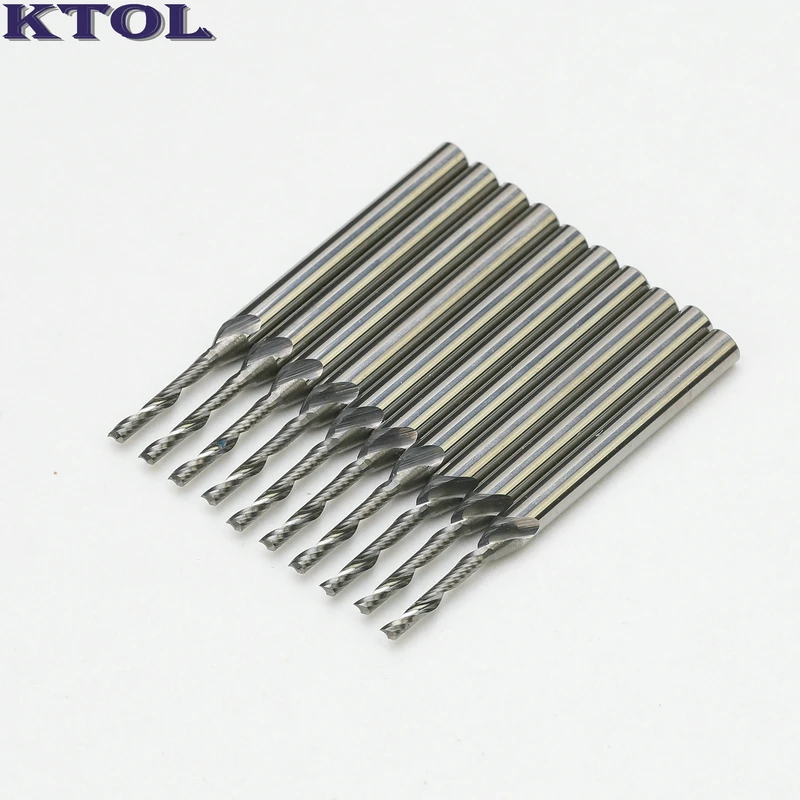 1pc 3.175mm 1 flauta final fresas cnc roteador bits em acrílico importado tungstênio aço sólido carboneto carpintaria ferramenta de corte