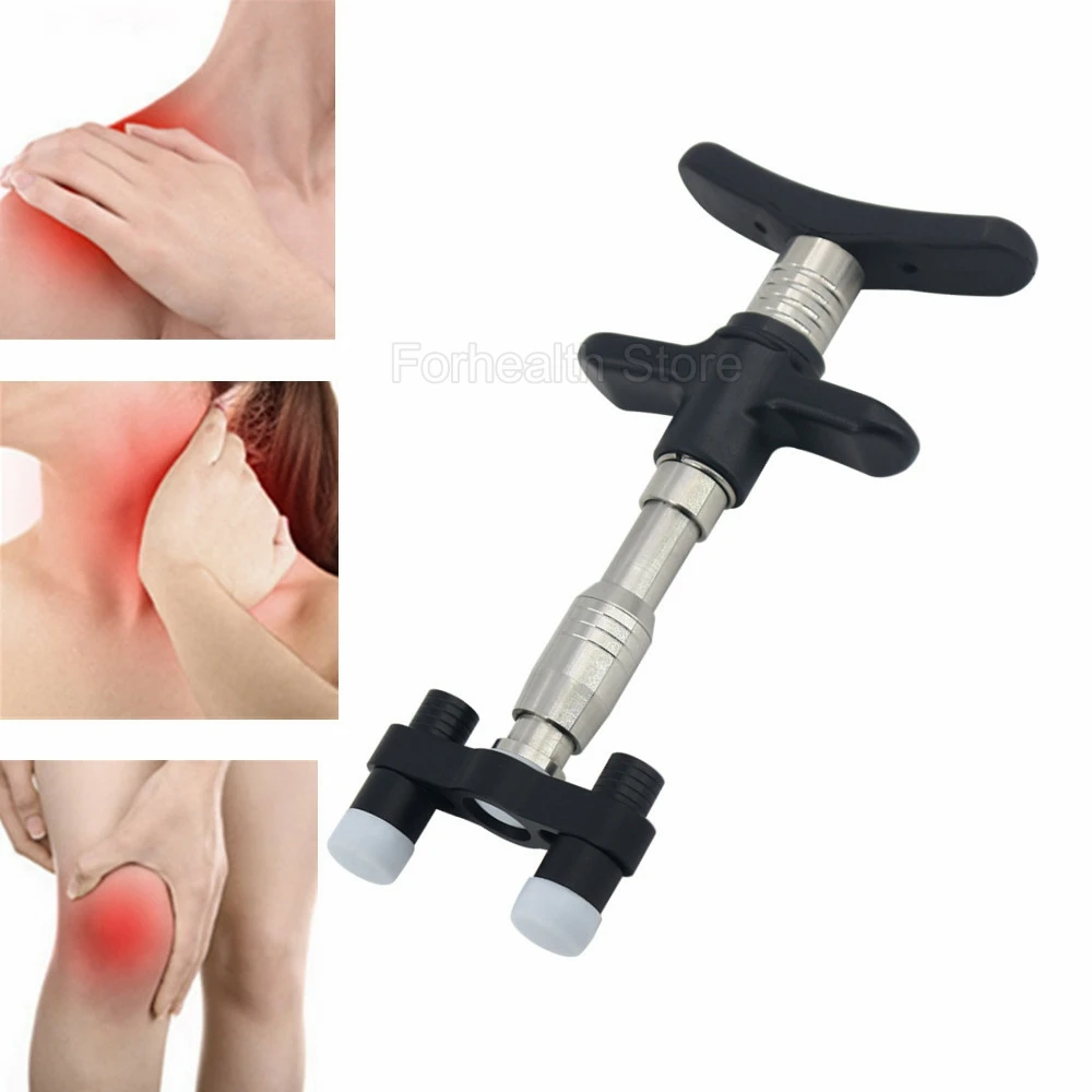 Portable Chiropractic Massage Gun Sciatica Pain Relief Massage Correction Tool Lumbar conditioning Health Care Massager 300N