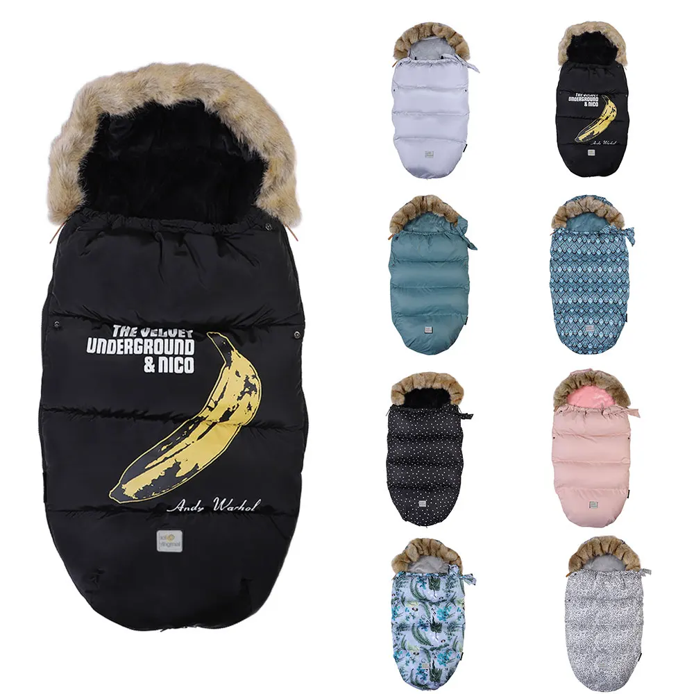 유모차 침대를위한 아기 침낭 유아 두꺼운 따뜻한 휠체어 봉투 Sleepsacks footmuff 패션 신생아 수면 가방 겨울