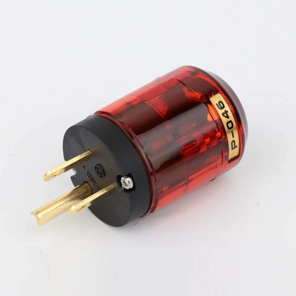 2 stück HIFI P-320/C-320 Kupfer UNS Version Schuko AC Power Stecker Ver IEC Stecker DIY – Detail 10
