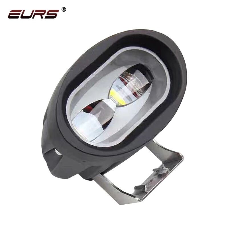 EURS 3000K 6000K Motorcycle headlights 6D Motorbike spotlight accessories Motor Lamp DRL 12V 24V Driving Fog lamp Spot Head Lamp
