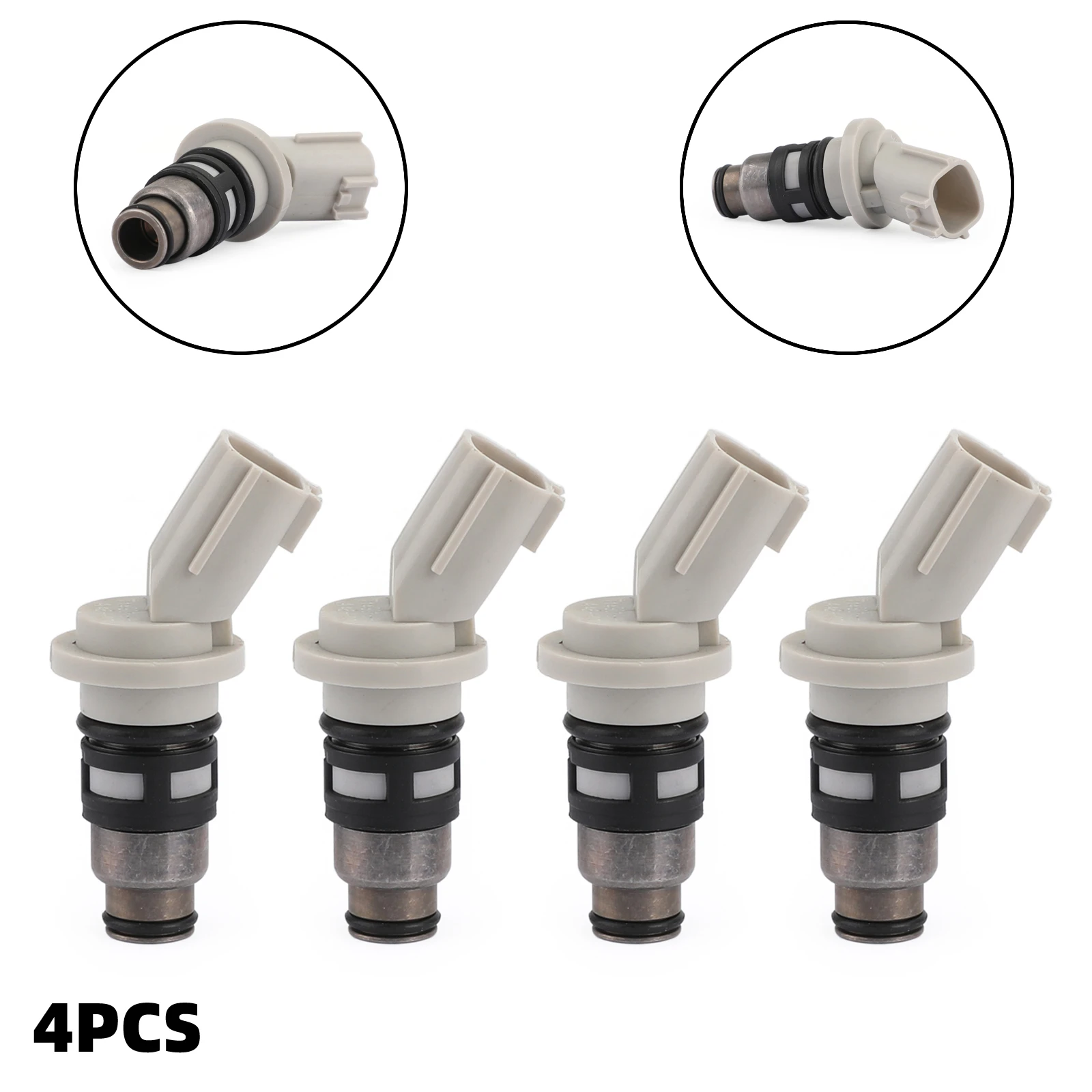 Areyourshop 4PCS Fuel Injectors fit For Nissan March K11 1.0 1.3 Hatchback 1992-2003 16600-41B00 A46H02 Car Auto Accessories