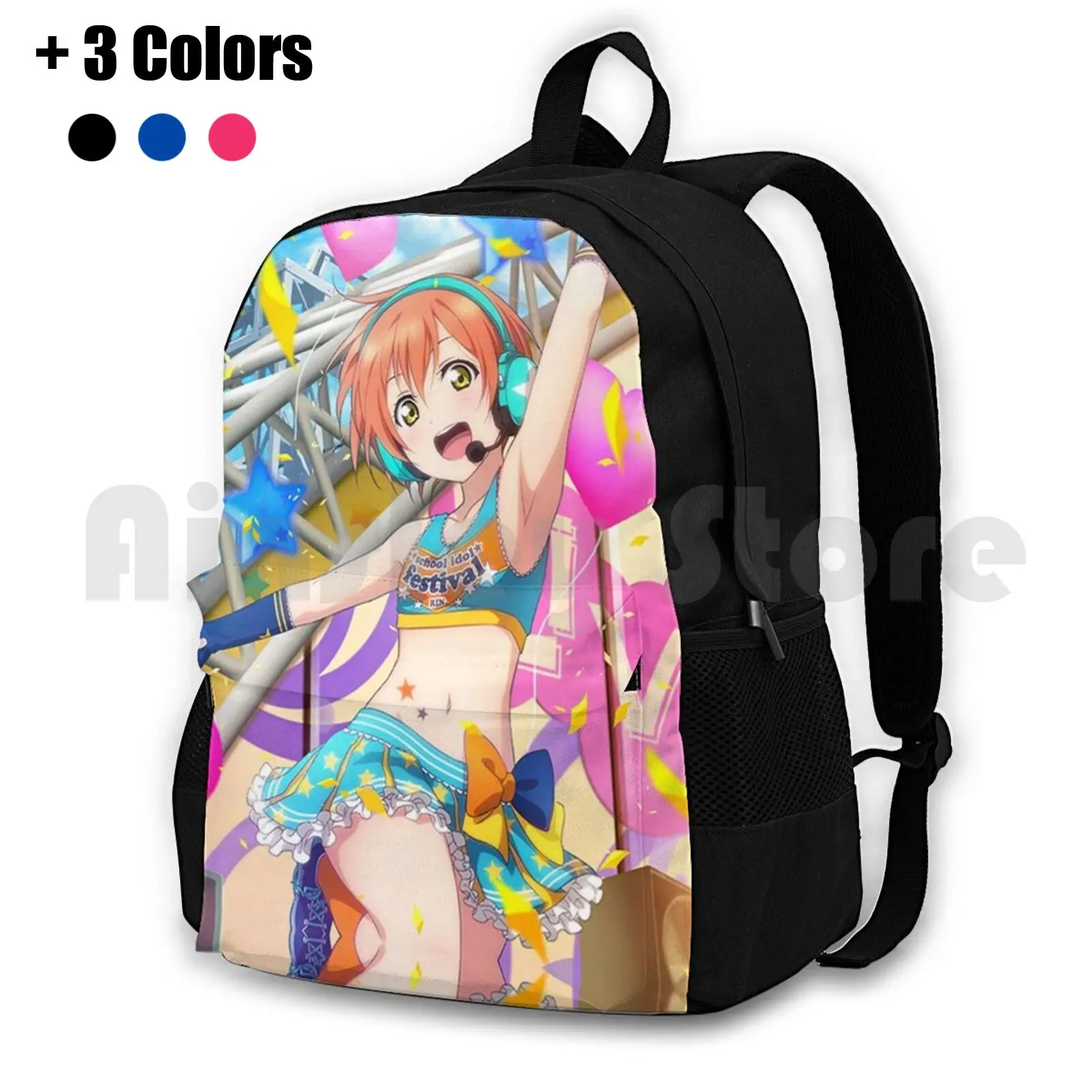 Love Live! Progetto idolo della scuola-allegria! Zaino da trekking all'aperto equitazione arrampicata borsa sportiva Love Live School Idol Project