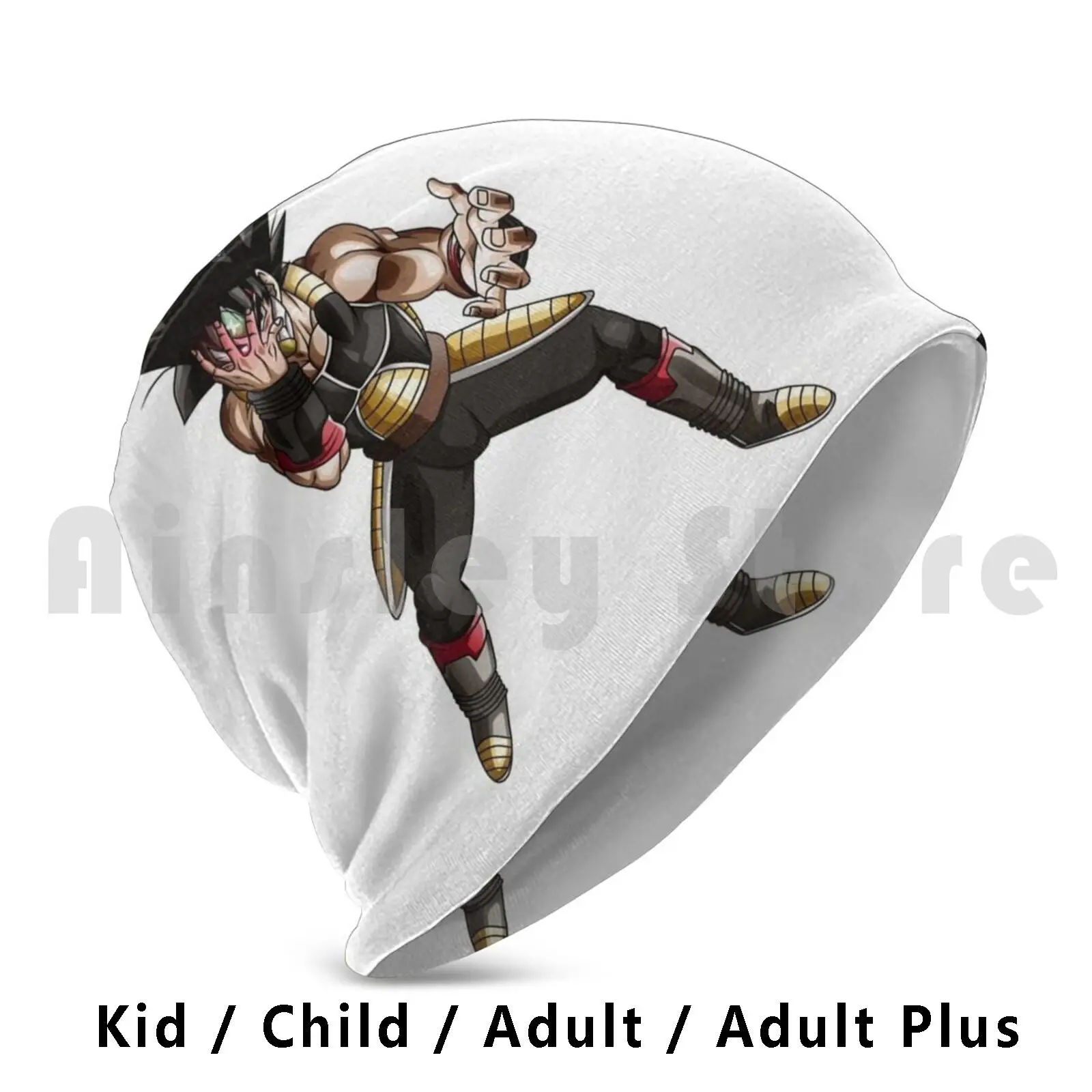 

Anime Guy With Beanies Knit Hat Hip Hop Super Broly Anime Weebs Japanese Trunks