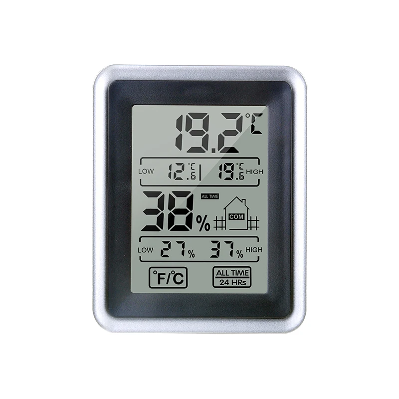 جديد صغير LCD ميزان الحرارة الرقمي الرطوبة درجة الحرارة في الأماكن المغلقة مريحة استشعار درجة الحرارة مقياس الرطوبة أدوات قياس