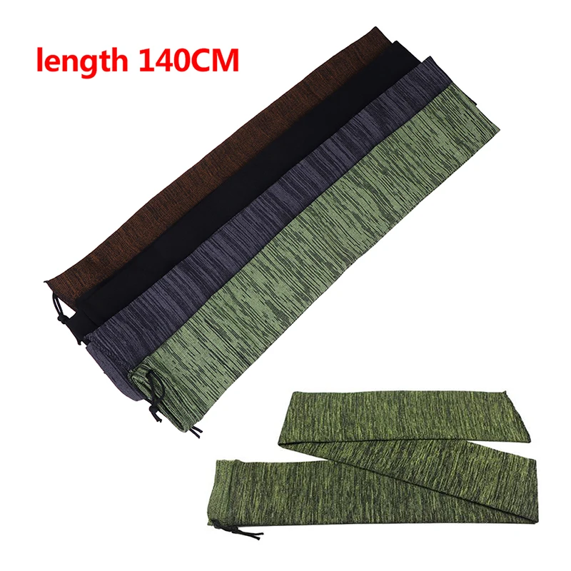 Silicone Treated Gun Sock Polyester Rifle Shooting Fishing Rod Sock Protection Cover Bag Case Tactical Hunting Sleeve Case 140cm