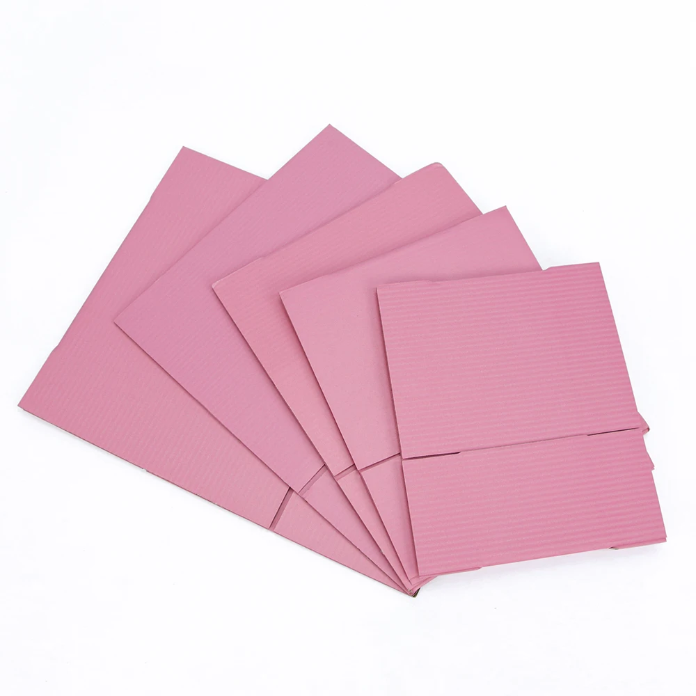 5pcs /10pcs /Pink carton storage gift corrugated paper packaging box trinkets Festival box