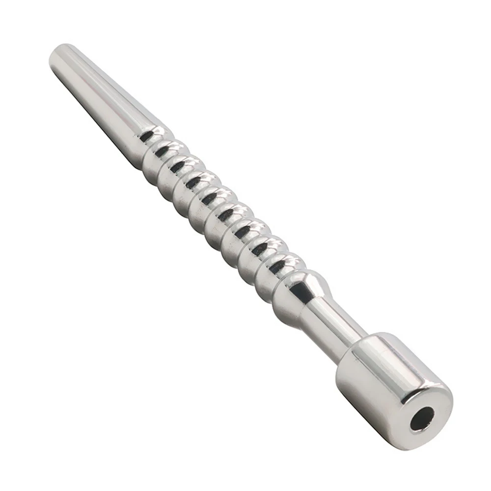 Dilatador de pene de Metal de acero inoxidable para hombres, catéter de uretra masculino, enchufe hueco, estimulador uretral, masturbación, Juguetes