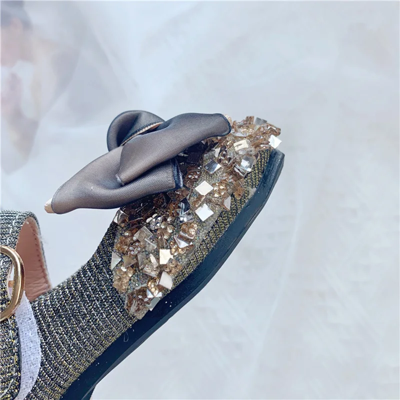 Baby Girls Shoes Children Kids Pearl Bling Sequins Single Princess Shoes Sandals Toddler Infant Kids Spring Summer Girls Shoes