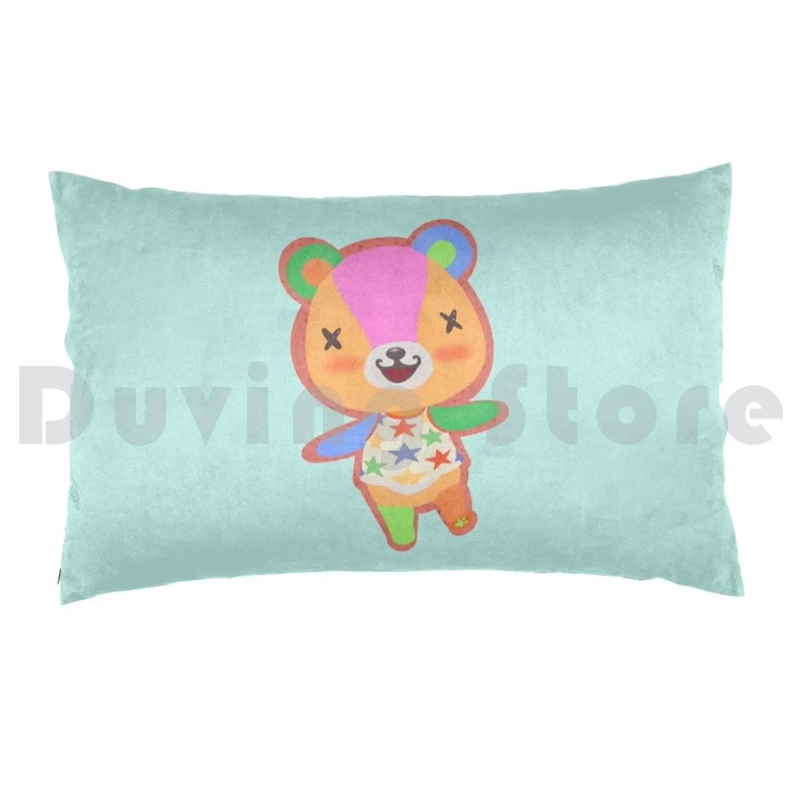 Pillow Case Printed 50x75 Acnh Acnl New Leaf Island Video Game Animal Horizons Aesthetic