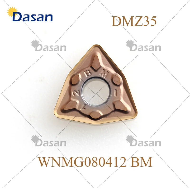 10PCS WNMG080404 BM BF Tungsten Carbide inserts WNMG 080408 Original Blade External Turning Lathe Tools for Stainless Steel