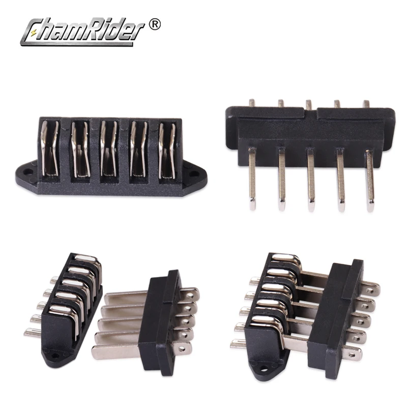 Hailong Power Discharge Connector, Male or Female, Ebike Parts, Power Plug, 4Pins, 5Pins