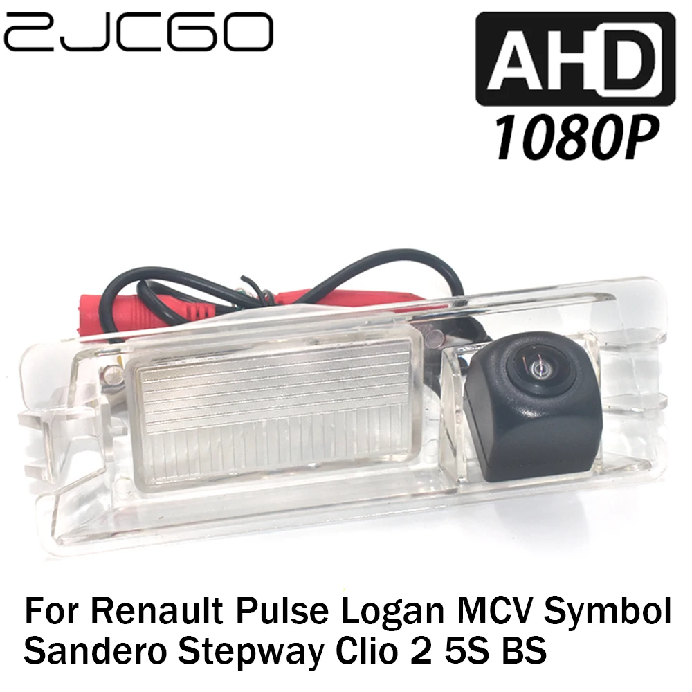 ZJCGO Car Rear View Reverse Backup Parking AHD 1080P Camera for Renault Pulse Logan MCV Symbol Sandero Stepway Clio 2 5S BS