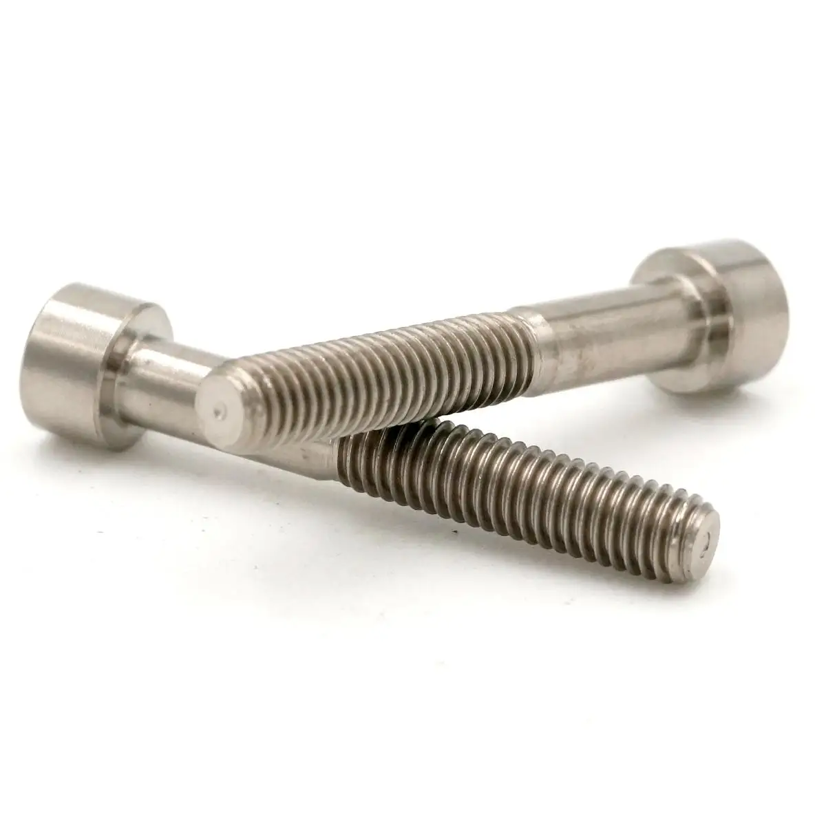 (2) M6 x 40mm Original Color TC4 GR5 Titanium Alloy Allen Hex Screw Column Head Bolts For Bicycle