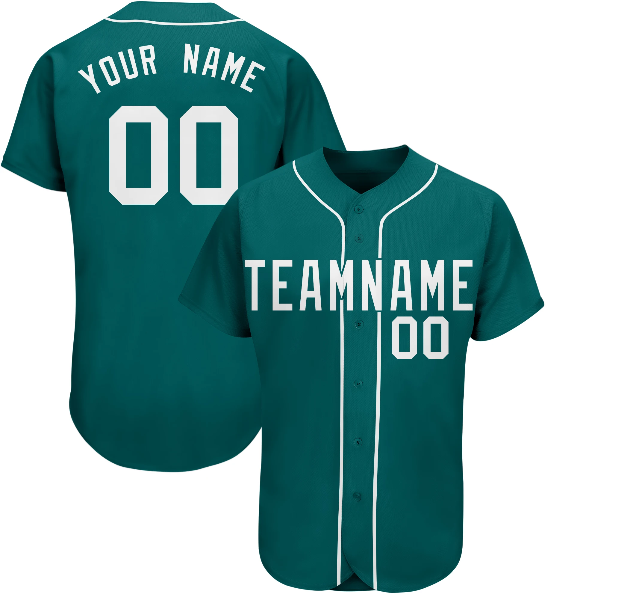 Customized  Baseball Jersey DIY Print Name Number Breathable Sweatshirt University League Softball Training Uniform Adult Youth