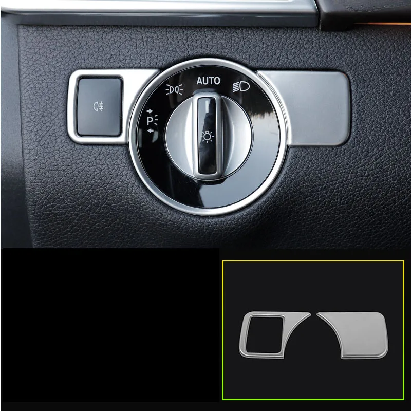 Silver interior trim for Mercedes GLE W166 350 450 500e gls X166 450 500 550  gl x166 ml w166  interior decoration accessories