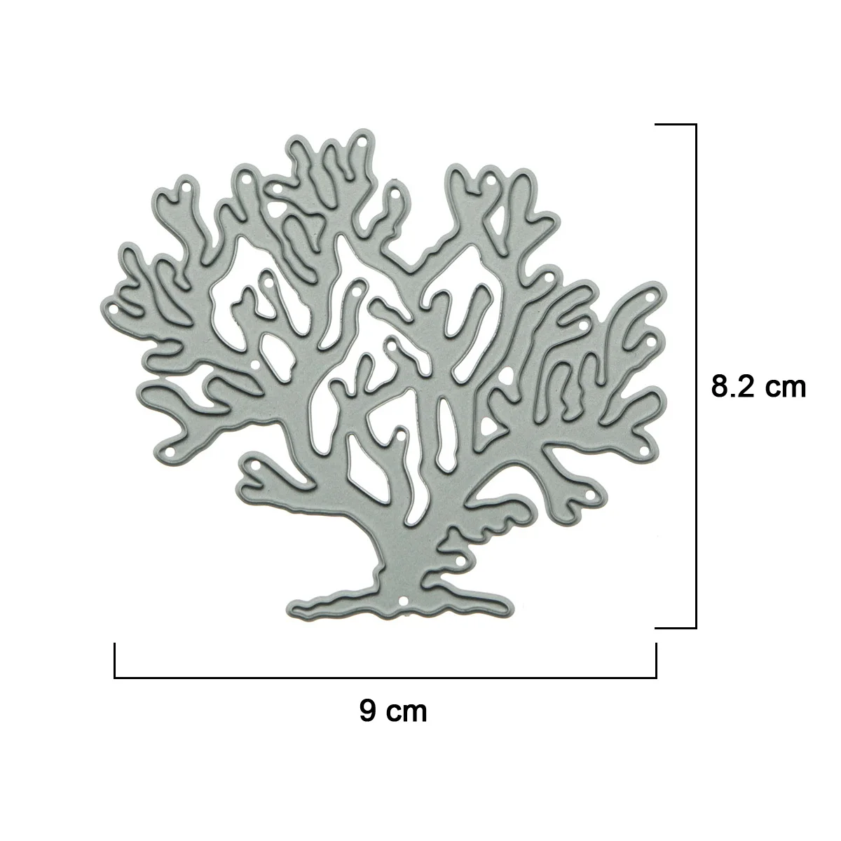 Coral Shape Metal Cutting Dies Scrapbooking Sea Ocean Theme Card Embossing Craft Paper Cutter Mold For Photo Album Decorating