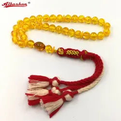 Ambers Color Tasbih with insect bead 33 66 99beads Royal handmade tassels Turkish design Man's Tesbih Misbaha Muslim Rosary