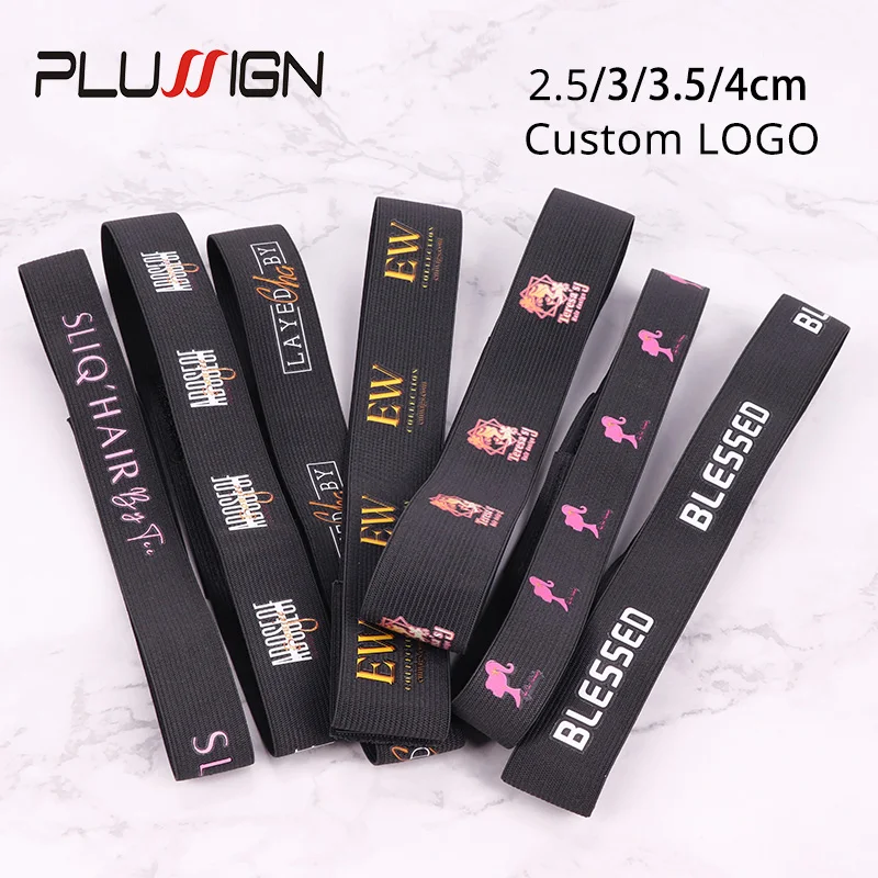 Plussign 1pcs-5pcs/Lot Elastic Band For Wigs Wig Headband Edges Black Hair Wrap With Adjustable Wig Making Accessoried