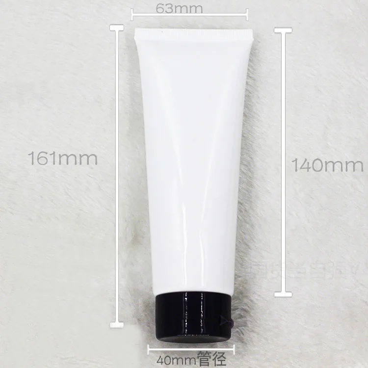 120ml white soft tube for mildy wash/butter/day&night cream/mask essence/medical container/ plastic tube  cosmetic hose packing