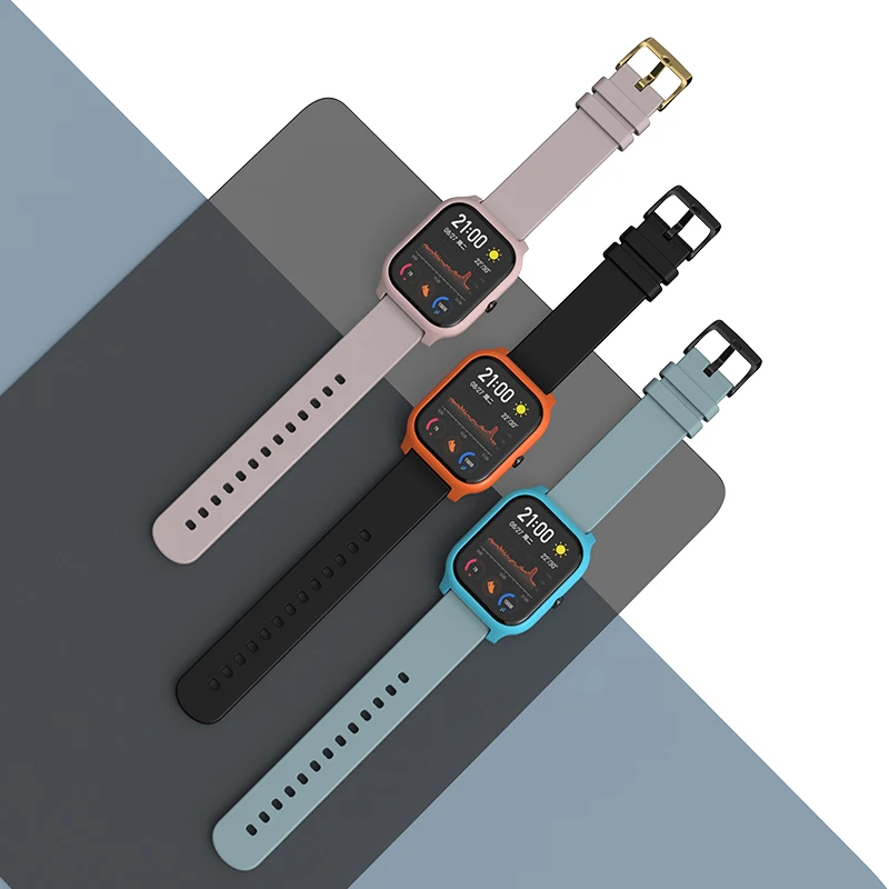 جراب حماية لـ Amazfit GTS ، إطار ممتص للصدمات لـ Xiaomi Huami Amazfit GTS ، واقي سوار ذكي من البلاستيك TPU