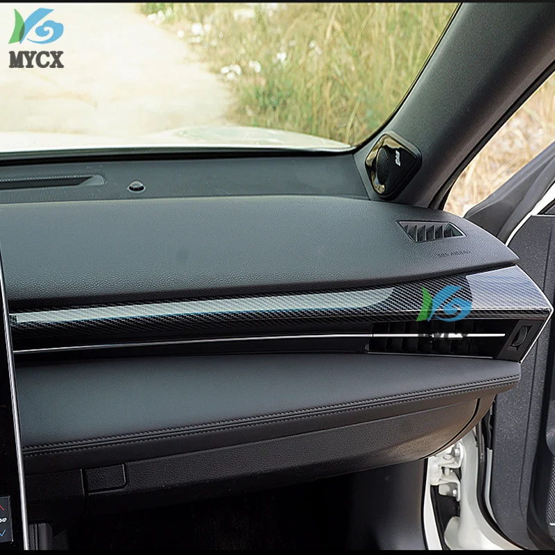 garnitures-de-tableau-de-bord-de-voiture-en-fibre-de-carbone-abs-accessoires-d'interieur-chromes-style-automobile-pour-toyota-avalon-2019-2020-2021