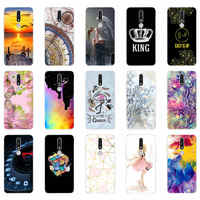 xCase For Nokia 3.1 phone back Cover Cute cat Cartoon Silicone Soft Back Cover Nokia3.1 shell For Nokia 3.1 Cases Bag