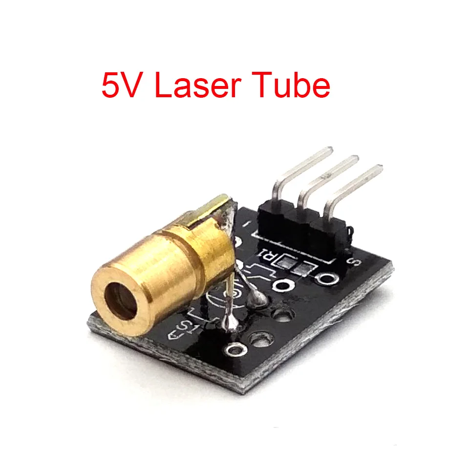 KY-008 3Pin 650nm Laser Head Sensor Red Laser Transmitter Dot Diode Copper Head Module 5V Laser Tube DIY