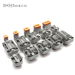 1 Set 2/4/6/8/12 Pin Deutsch DT Connector Waterproof DT13-6P DT13-8PA Socket Plug For Auto Motor With Pins DT15-2P DT15-4P