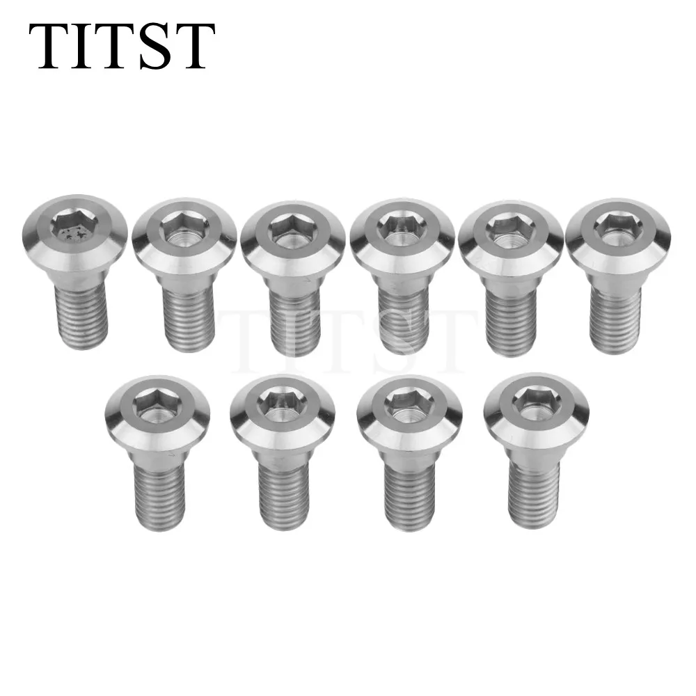 TITST   M8x20  Inner Hexagon Screw for Disc Brake Rotor Titanium Bolts Motorcycle  ( One Lot = 2pcs )