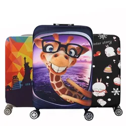 Travel Suitcase Protective Cover Luggage Case Thicker Travel Accessories Elastic Luggage Dust Cover Apply to 18''-32'' Suitcase