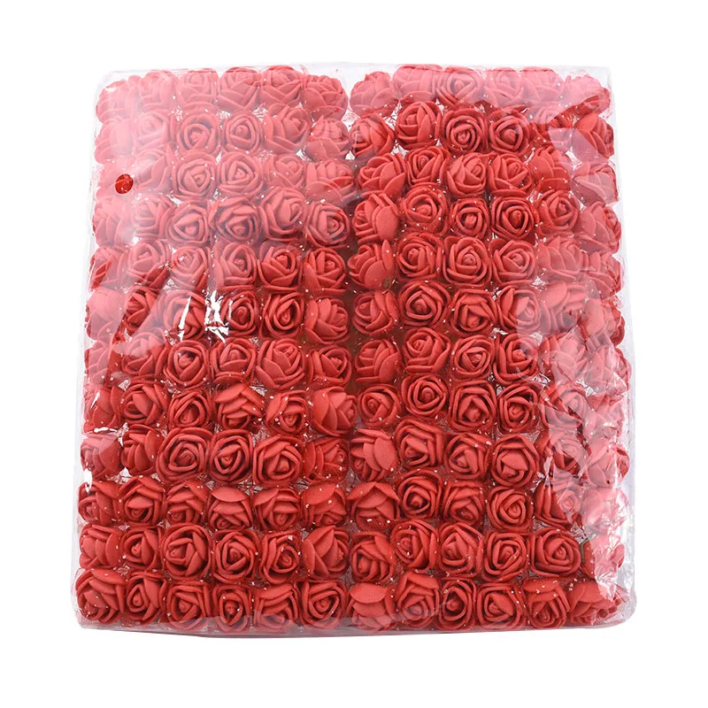 144 stücke Künstliche Blume PE Rose Outdoor UV Schutz Garten Bogen Kranz Hochzeit Hause Diy Geschenk Box Festival Sammelalbum Auto decor – Detail 33