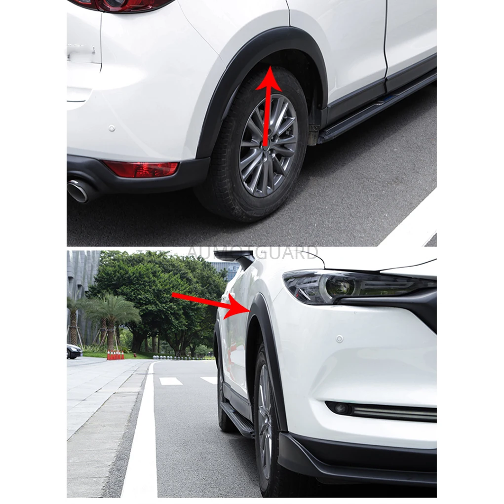 For Mazda Cx-5 Car Surrounded Wide-body Body Kit 2017 2018 2019 2020 Cx5 Decorative Accessories Spoiler 4ps Black Red White