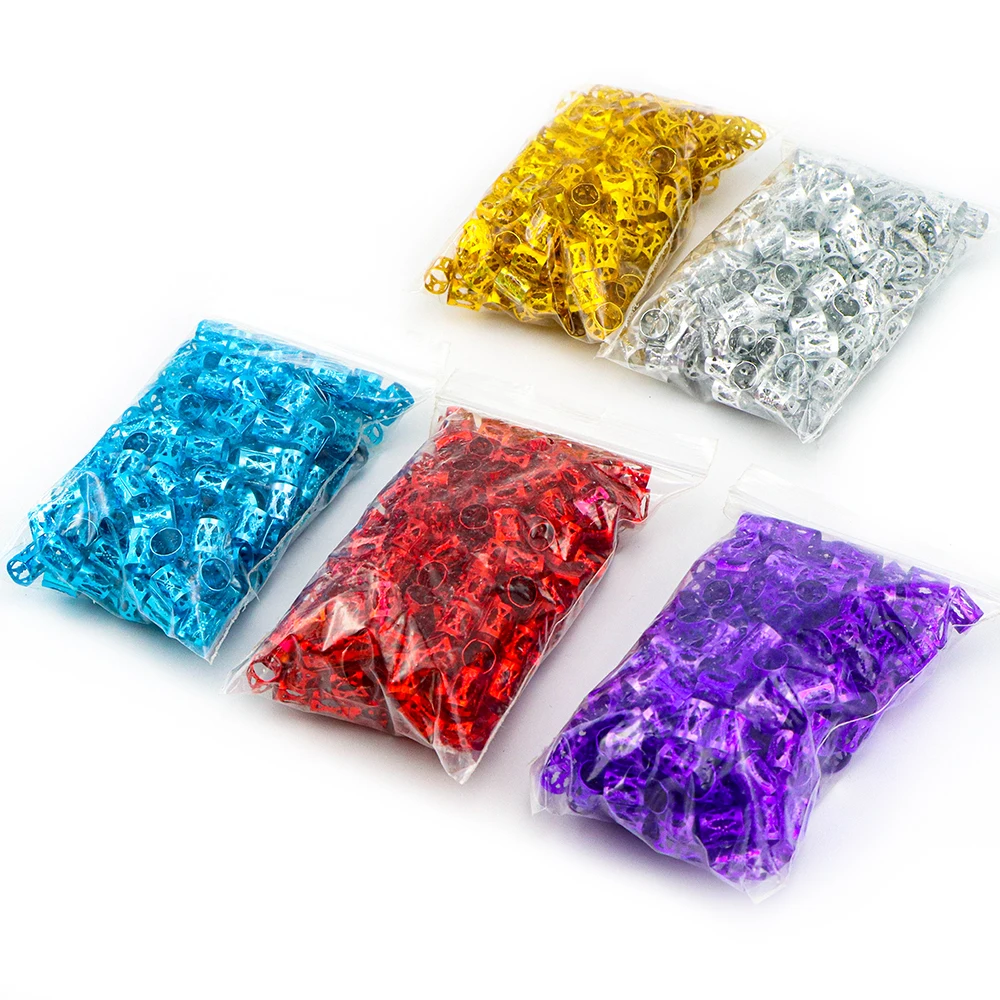 أساور بقفل مشبك قابل للتعديل ، وصلات شعر مضفر صغيرة للزينة ، حبات دائرية ، شعر مستعار عصري ، إكسسوارات #4