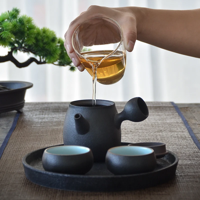 LUWU-Chinese Kung Fu Ceramic Teapots, Tea Pot, Drinkware, 270ml