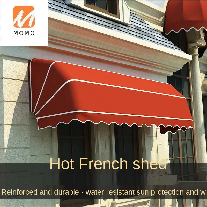 Ouka French Arc Sunshade Retractable Villa Balcony Canopy Eaves Outdoor Activities Window Awning