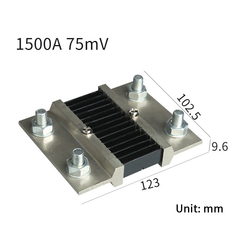 

1PCS External Shunt FL-2B 1500A/75mV Current Meter Shunt resistor For digital ammeter amp voltmeter wattmeter