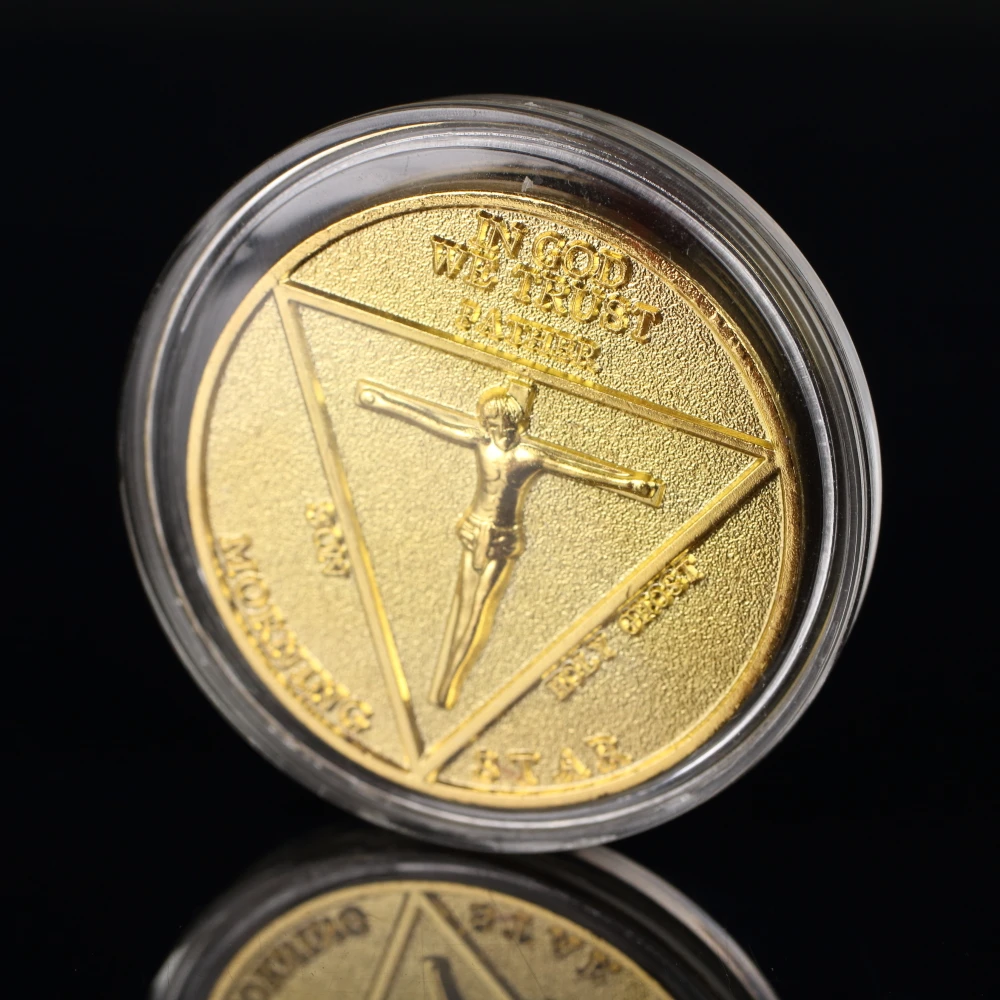 Lucifer Pentecostal Coin Silver&Gold Coin High Quality Brand Sale Cosplay Accessories Movie Costume Prop For Fans