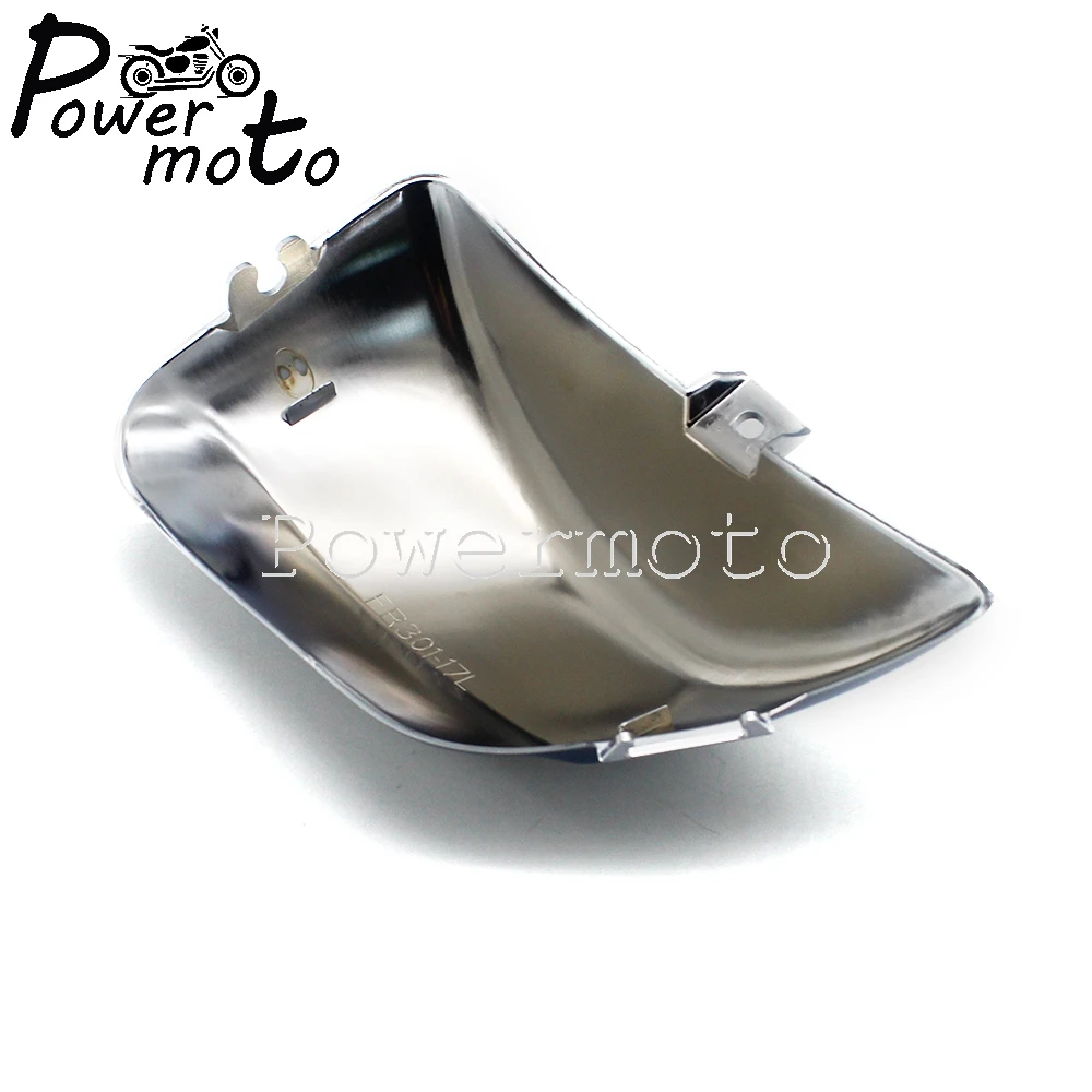 Chrome lewy i prawy plastik ABS części boczne Fairing pokrywa baterii ochrona dla Yamaha Virago XV535 XV400 XV 535 XV 400