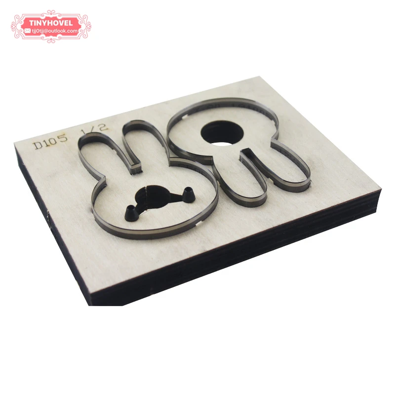 Leather Cutting Mold for Leather Craft, Rabbit Charm, Key Chain Die Cut, Hand Cutting Machine,Big Shot Machine BM185