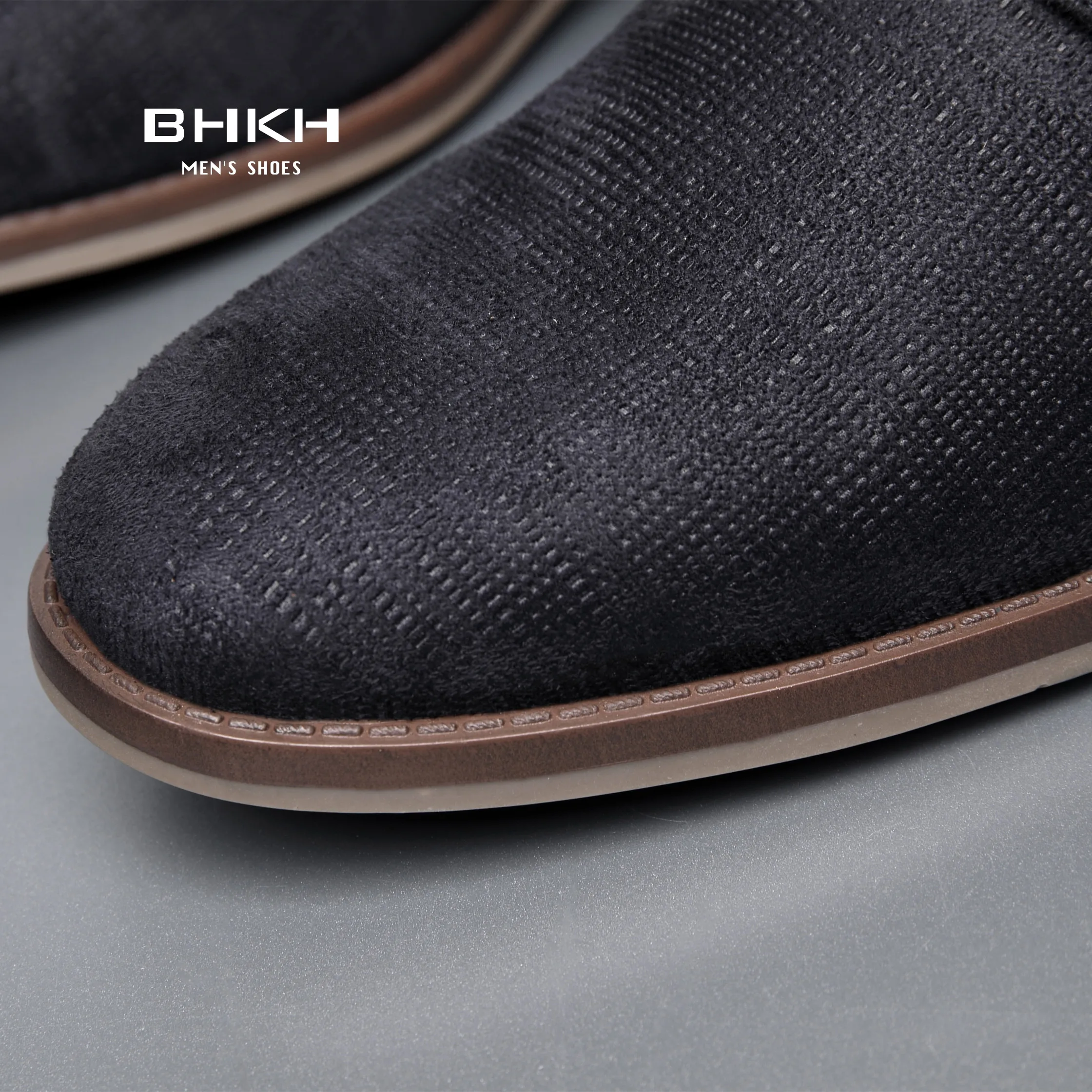 BHKH Men Casual Shoes 2024 Autumn Fashion Leisure Walk Footwear Lace-up Classic Men Shoes New Men Casual Shoes