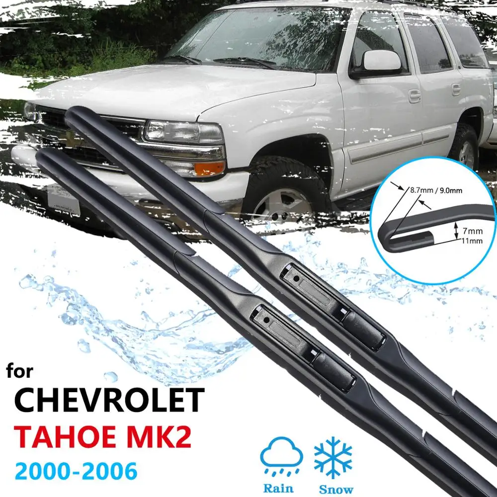 Car Wiper Blade for Chevrolet Tahoe Sonora MK2 GMC Yukon 2000 2001 2002 2003 2004 2005 2006 Windscreen Wipers Car Accessories