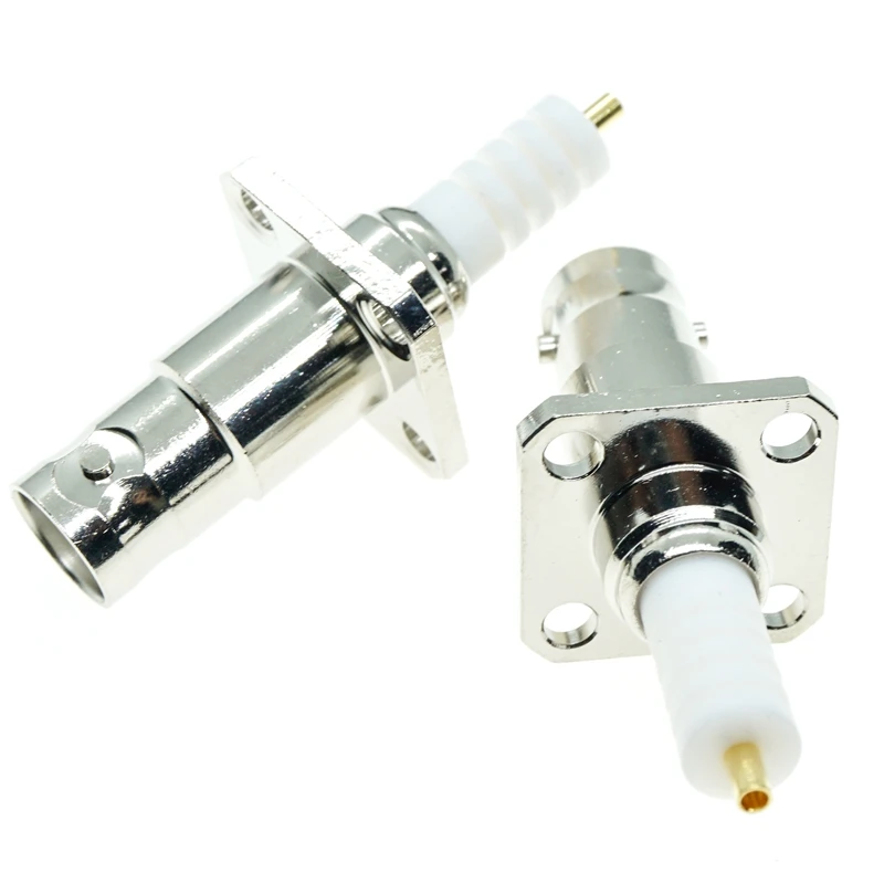 New Connector SHV 5000V 5KV RP-BNC RPBNC female SHV PLUG 4-hole flange panel Audio Speaker