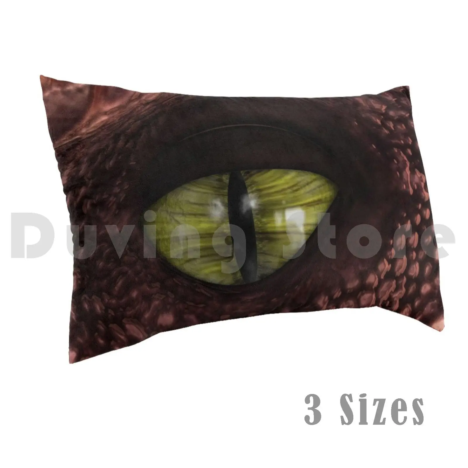 

pillow Case Dragon Eye Hat Dragon Eye Monster Evil Reptile Fantasy Look Dark Creature Animal Scary