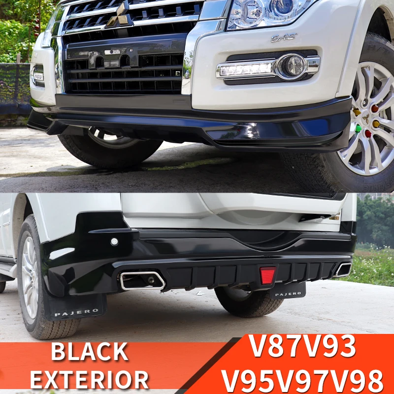 For Mitsubishi Pajero accessories v87v93v95v97v98 Front bumper fittings Pajero io Full Pinin Montero Modification