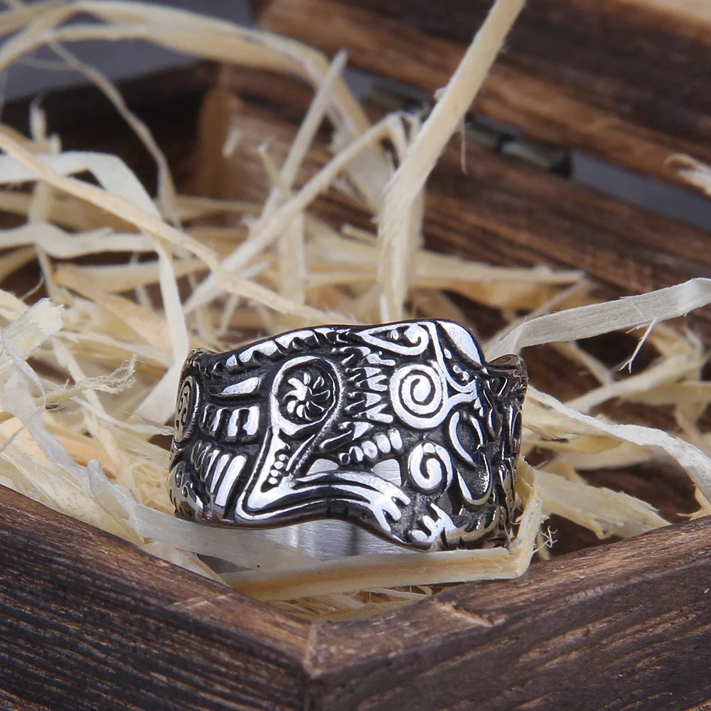 Anillos llamativos vikingos Ve - Wolf Jewelry & Watches Tampa Reviews reseña y precio